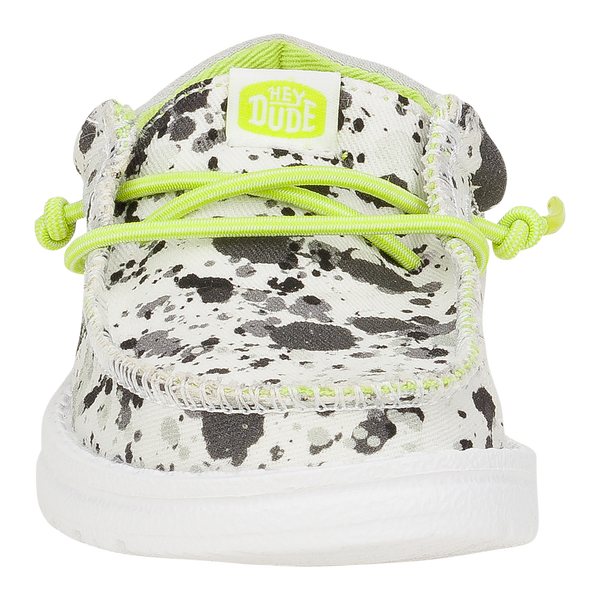 Wally Funk Toddler Splatter - White/Multi