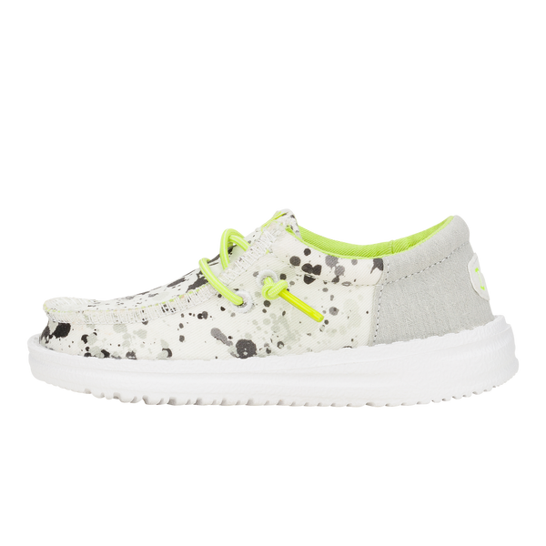 Wally Funk Toddler Splatter - White/Multi