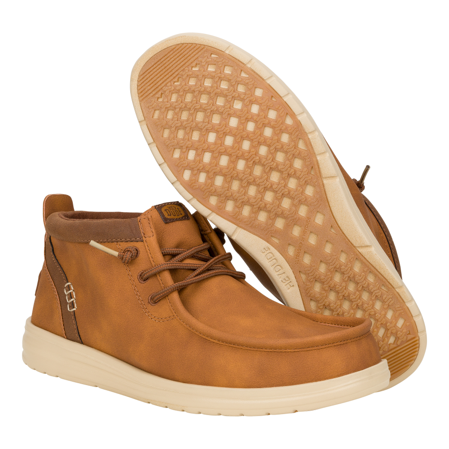 Wally Mid Gripr Classic - Cognac/Tan