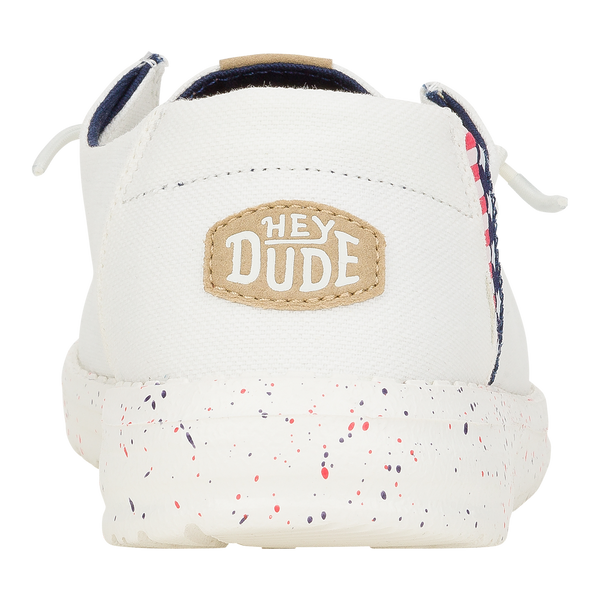 Wendy Americana Splatter - White/Blue