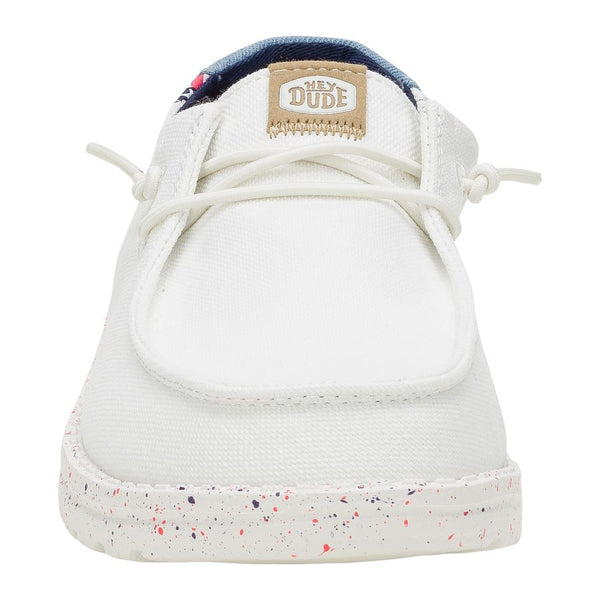 Wendy Americana Splatter - White/Blue