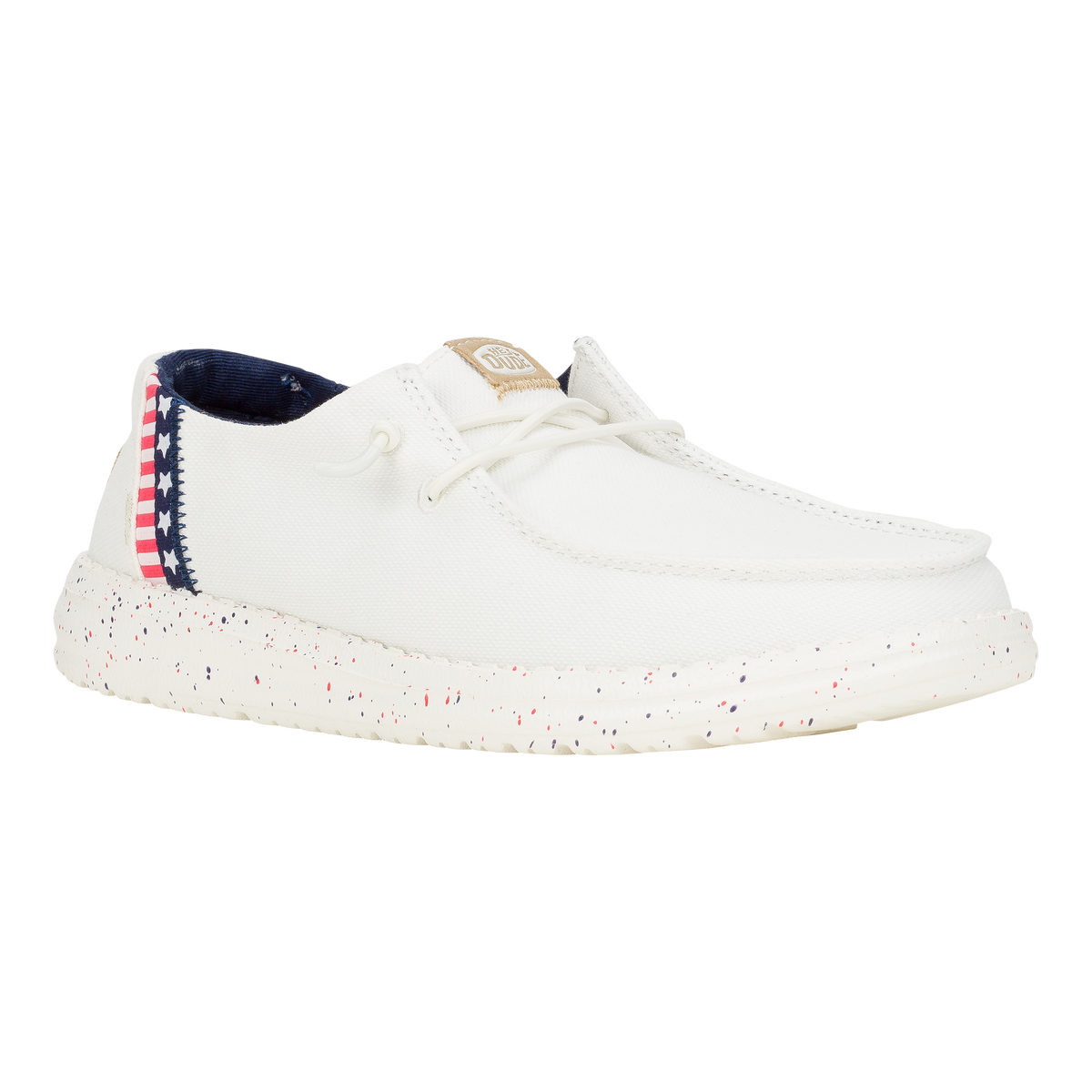 Wendy Americana Splatter - White/Blue