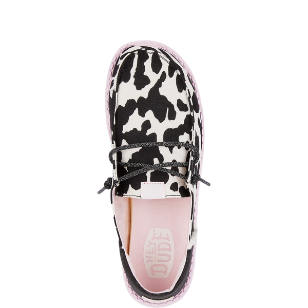 Wendy Funk Cow - Black/Pink