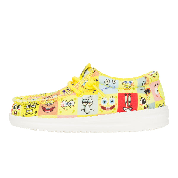 Wally Toddler SpongeBob Faces - Cyber Yellow/Multi