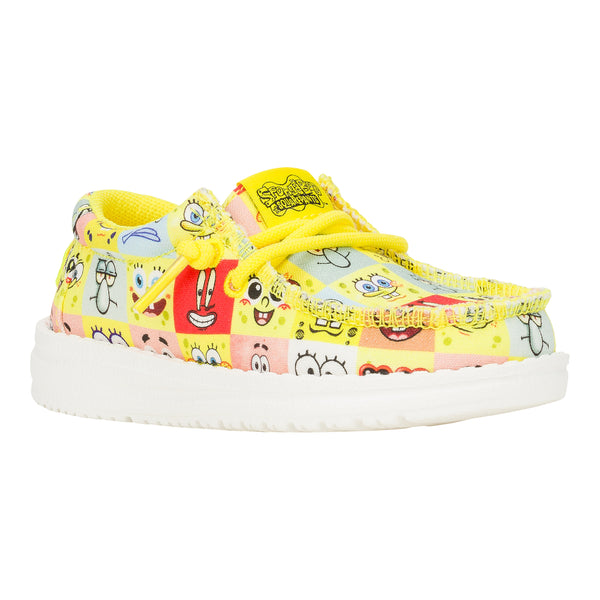 Wally Toddler SpongeBob Faces - Cyber Yellow/Multi