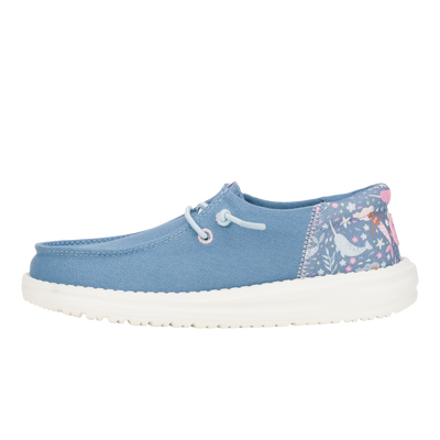 Hey Dude Tie Dye Dawn Blue Wendy Youth Girls Shoes Blue Size 12 selling K