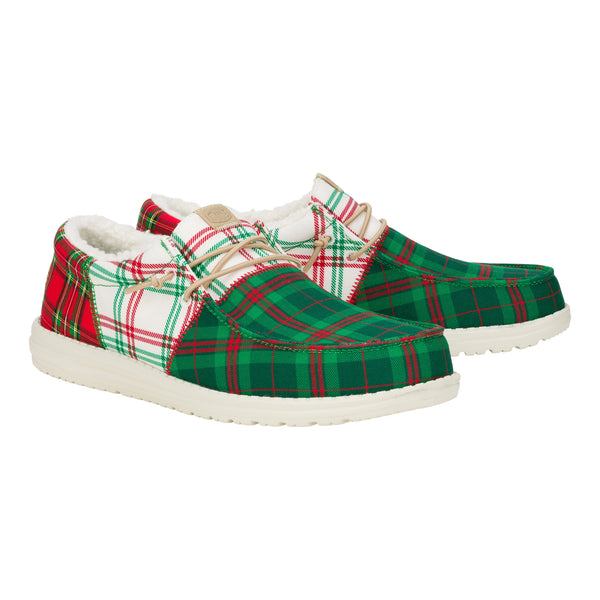 Wally Tri Tartan Plaid - Green/White/Red