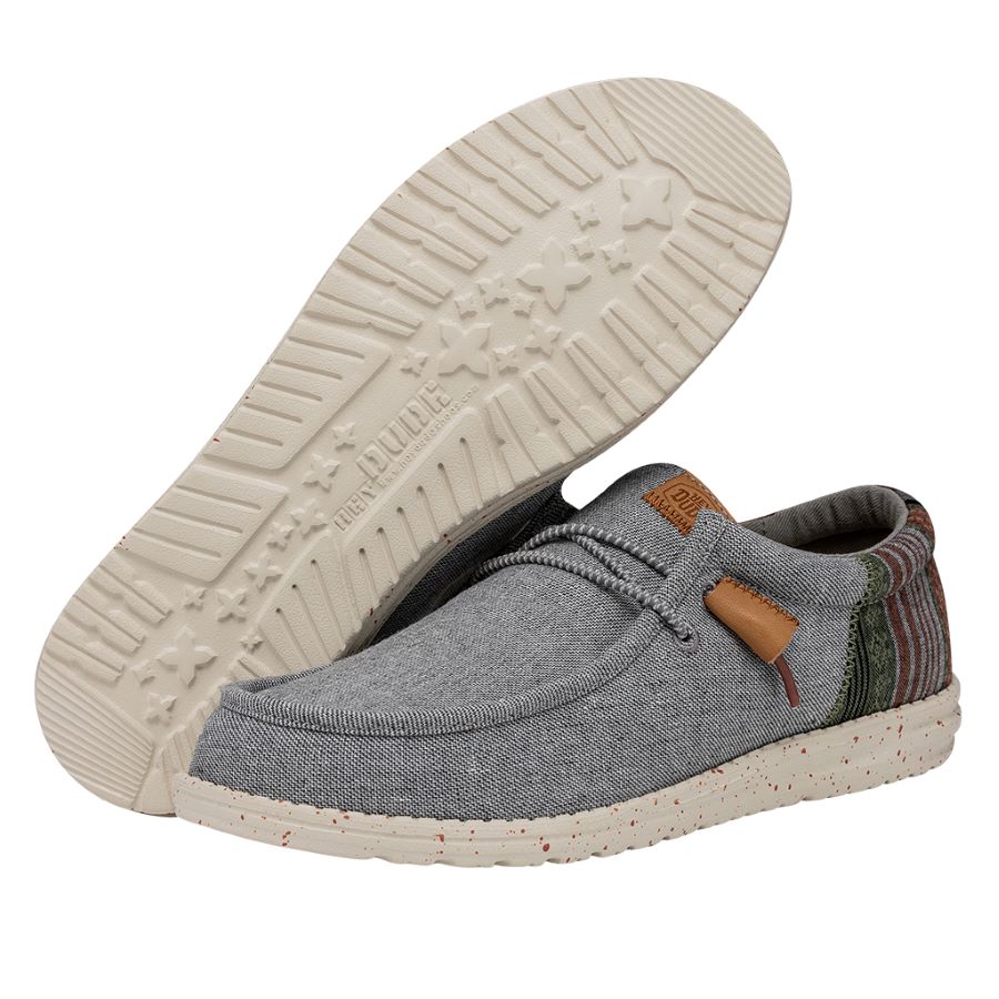 Wally Funk Baja Grey - Men's Casual Shoes | HEYDUDE Shoes