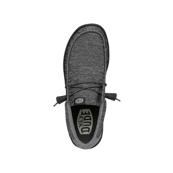 Wally Sport Knit Charcoal Men's Casual Shoes HEYDUDE shoes