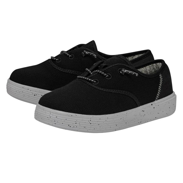 Conway Youth Black - Youth Shoes | HEYDUDE Shoes