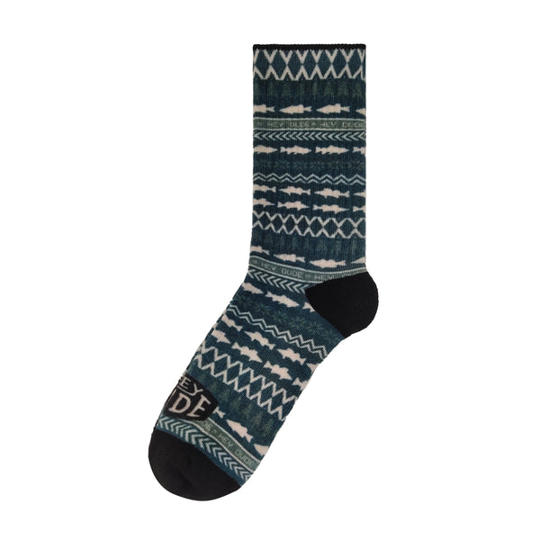 HEYDUDE™ Holiday Fishmas Sock - Fishmas Multi