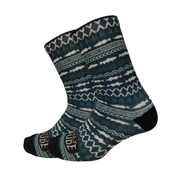 HEYDUDE™ Holiday Fishmas Sock - Fishmas Multi