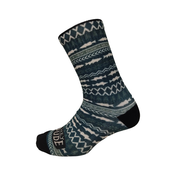 HEYDUDE™ Holiday Fishmas Sock - Fishmas Multi