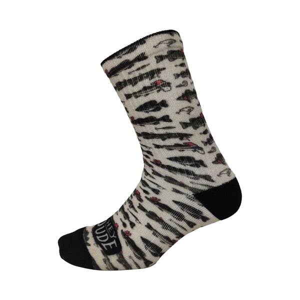 HEYDUDE™ Holiday Fishmas Sock - FIshmas Grey