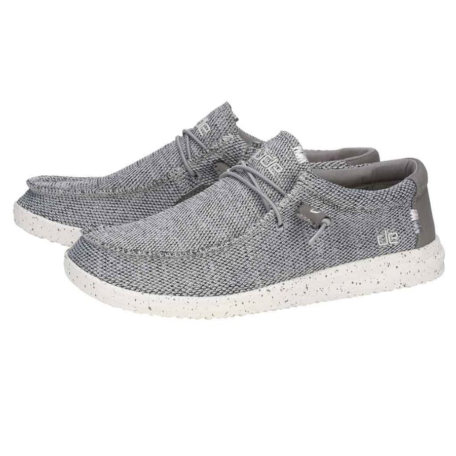 Wally Free Light Grey - Men's Casual Shoes | HEYDUDE Shoes