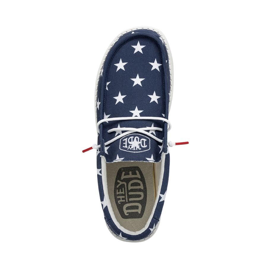 Hey dude mens 2025 american flag shoes