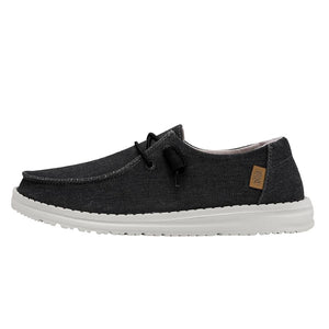 Hey Dude Hey Dude Women's Wendy Chambray Shoes - Off Black $ 54.99