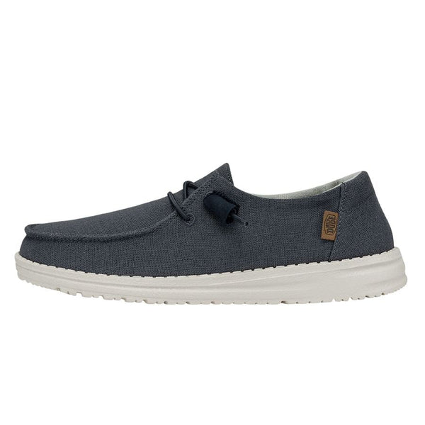 Wendy Chambray Navy White - Women's Casual Shoes | HEYDUDE Shoes