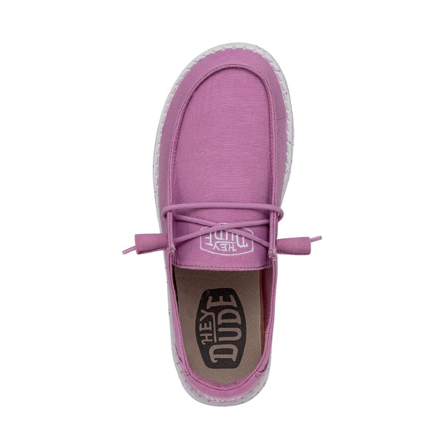 Wendy Slub Canvas Violet - Women's Casual Shoes | HEYDUDE Shoes