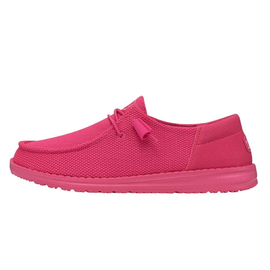 Wendy Funk Mono Electric Pink Slip On - Women's Shoes | HEYDUDE 