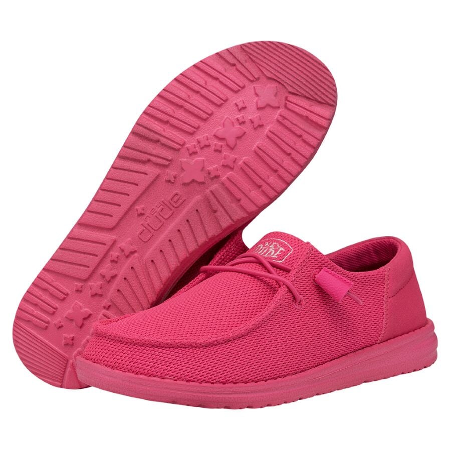 Wendy Funk Mono Electric Pink - Women's Casual Shoes | HEYDUDE Shoes