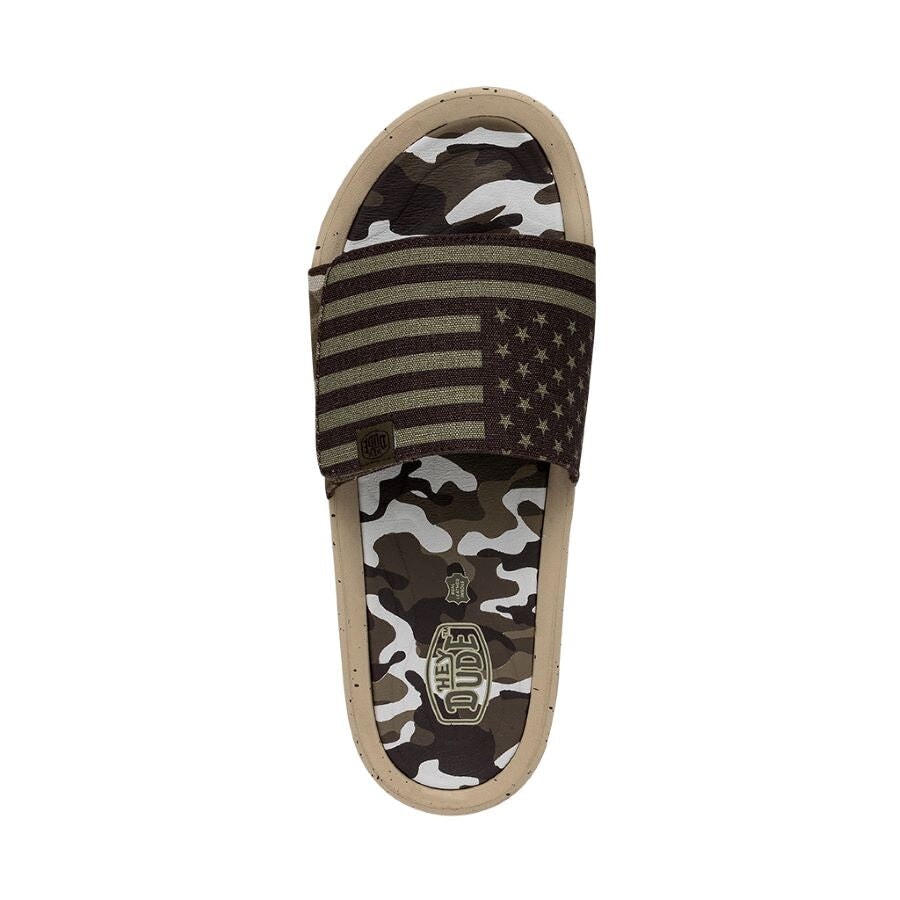 Phoenix Camo Camo Flag - Men's Sandals | HEYDUDE Shoes